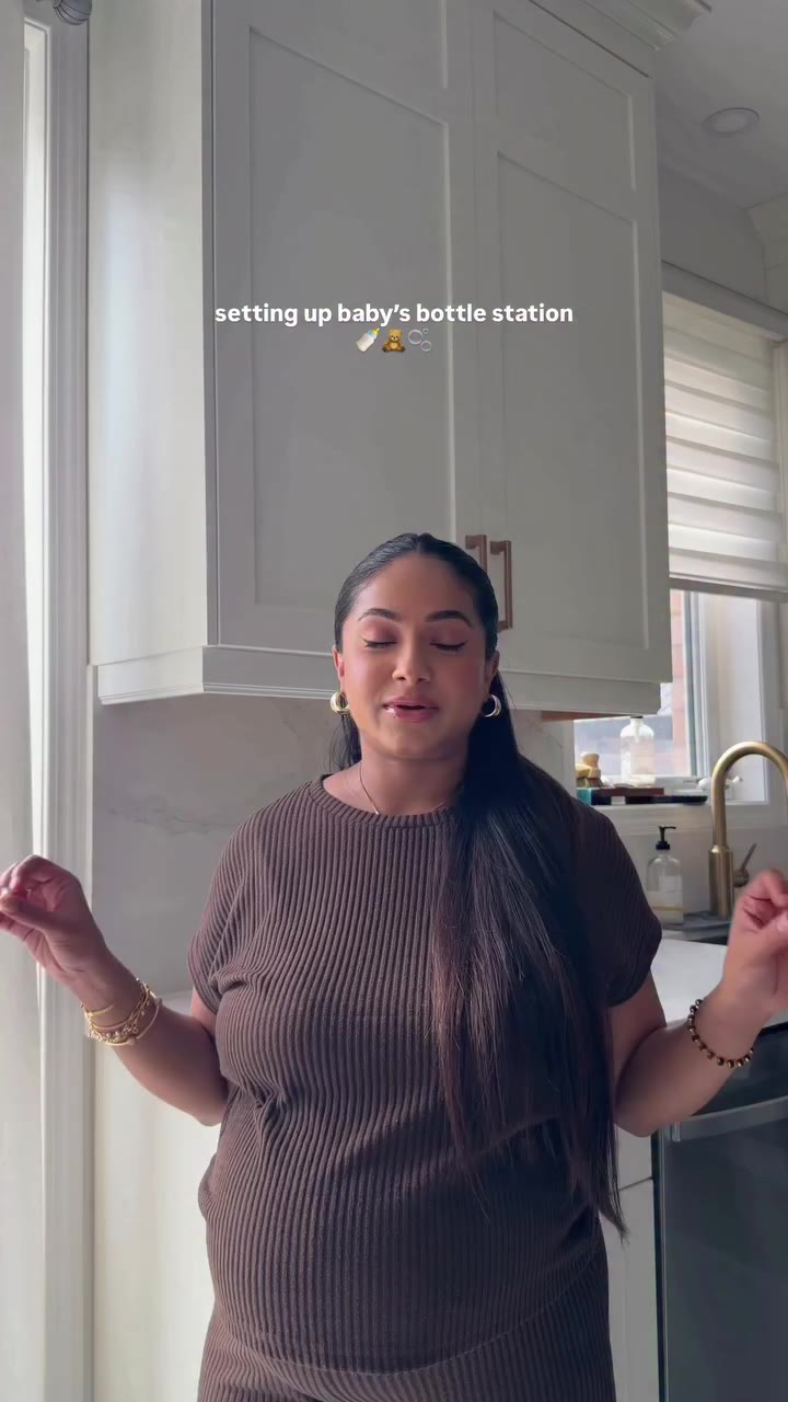 finally getting to setting up baby’s bottle station at 37 weeks🫢🍼🫧🧸…