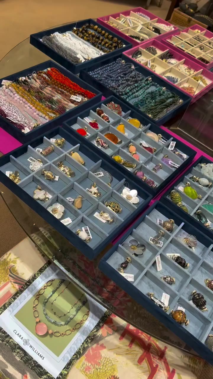 This is what a Clara Williams Trunk Show looks like. Your chance to try it all…