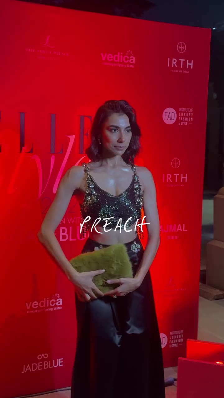 Last night for @elleindia in @papadontpreachbyshubhika ✨💖 #fypシ゚viralシfypシ゚…