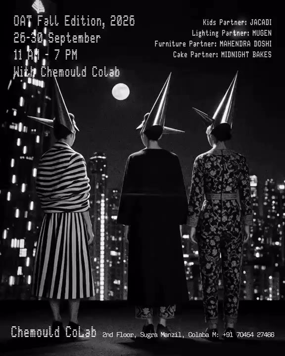 A moment in Mumbai with OAT × SHWETAMBARI A pop-up at Chemould CoLab…