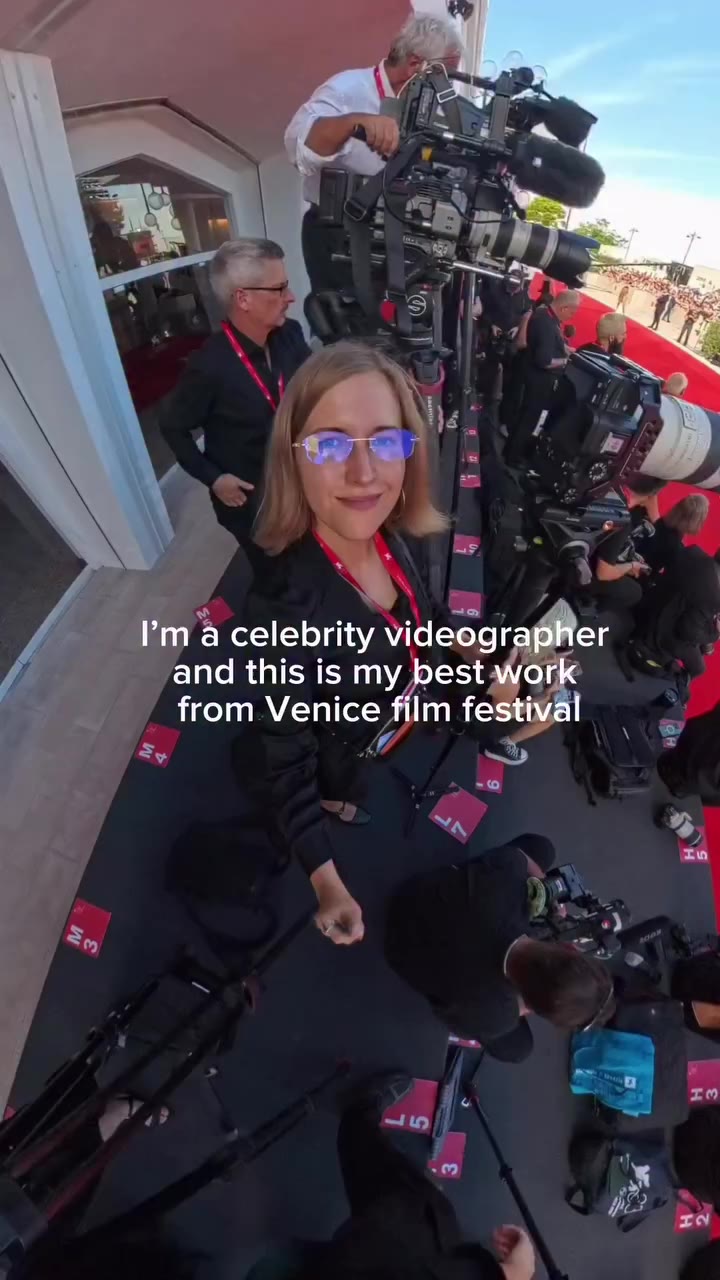 My best from from Venice film festival 🎥 #celebrity #celebrityvideographer…