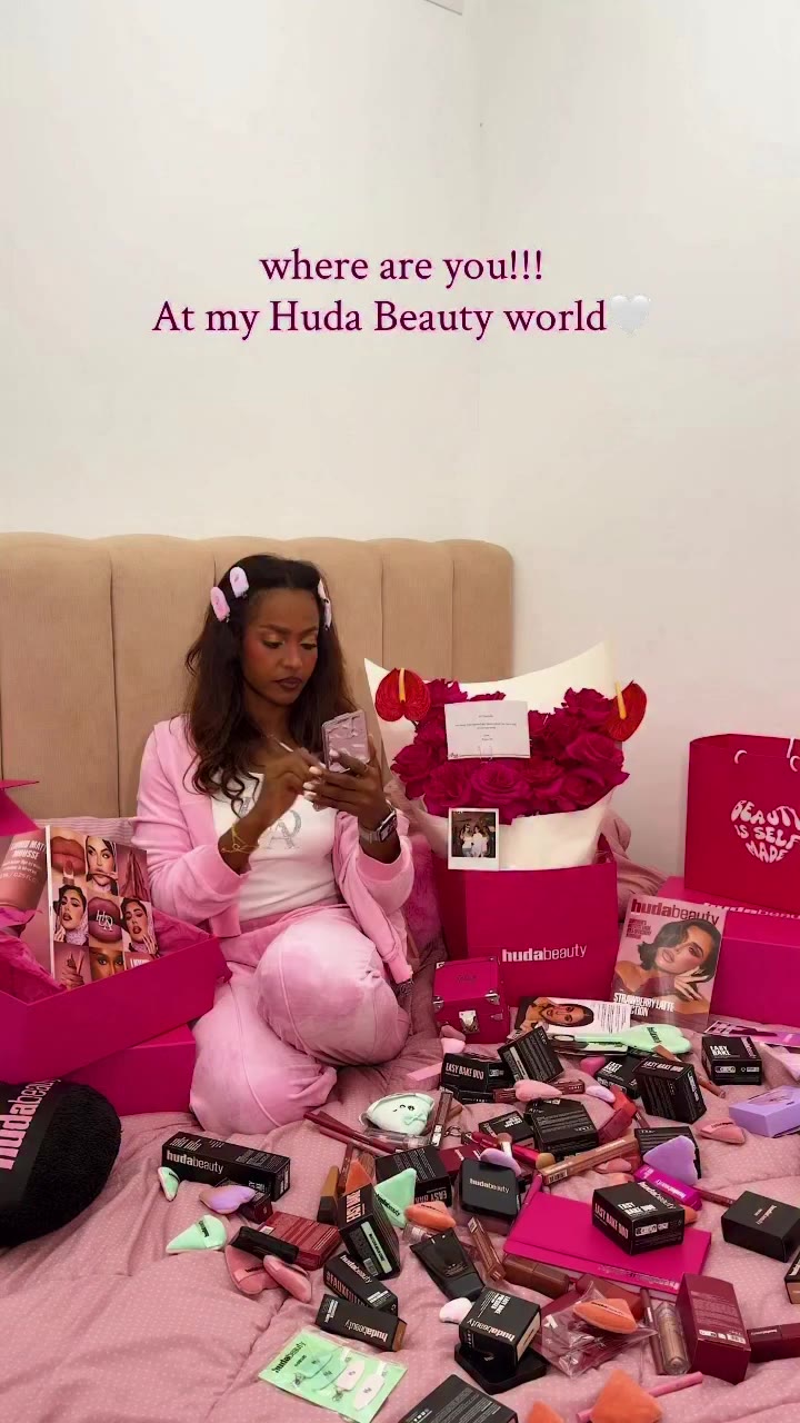 My forever favorite place to be @hudabeauty @huda ❤️🥹💅🏽