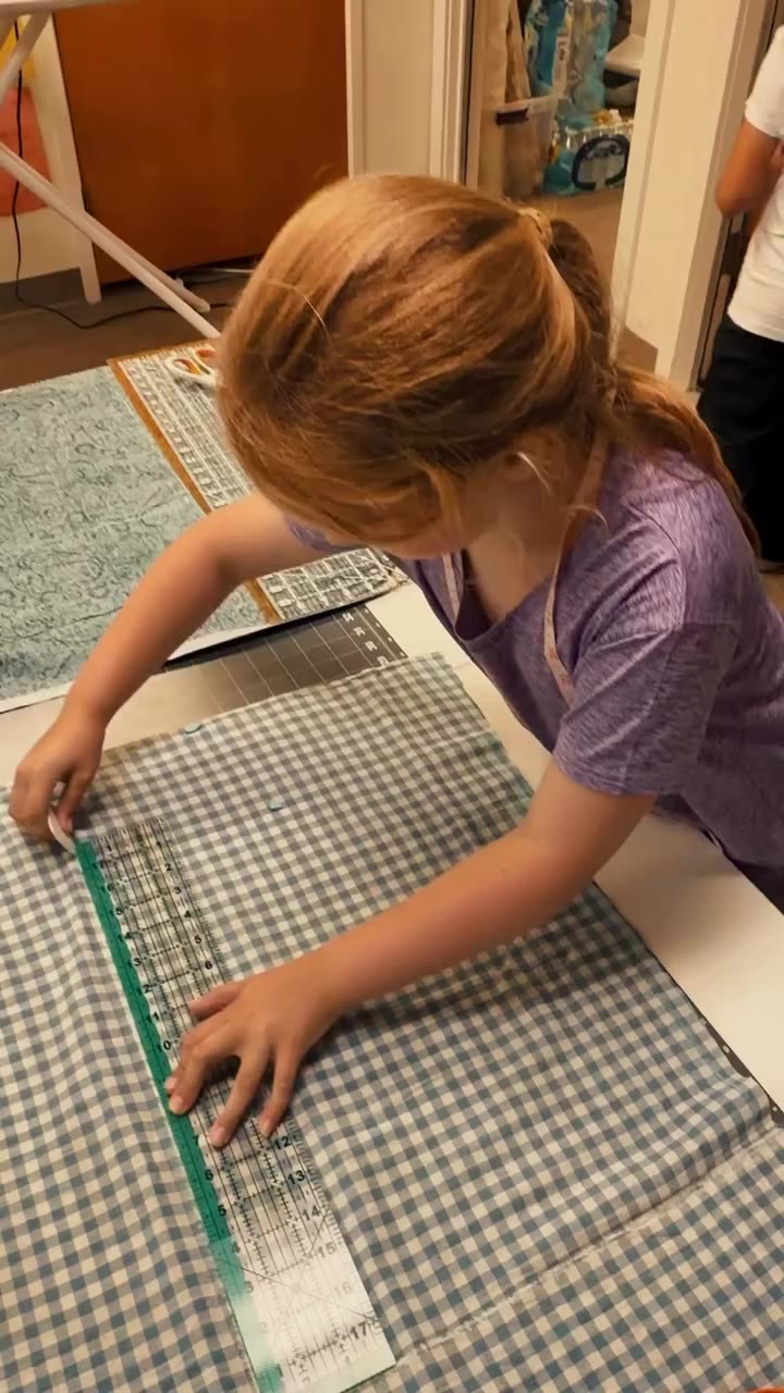 More creating. Less scrolling. ✂️🧵 Give your kid a skill they can actually…