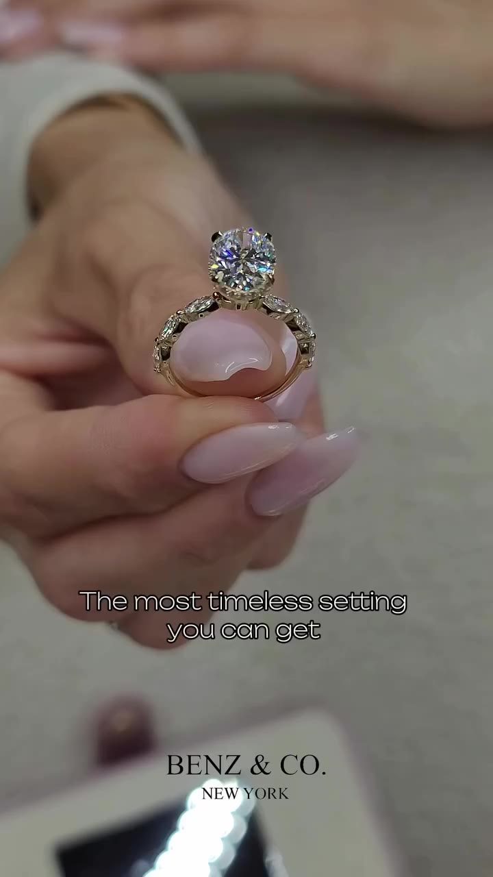 A setting that truly says forever. 💍✨⁠ A classic beauty by @benzdiamonds…