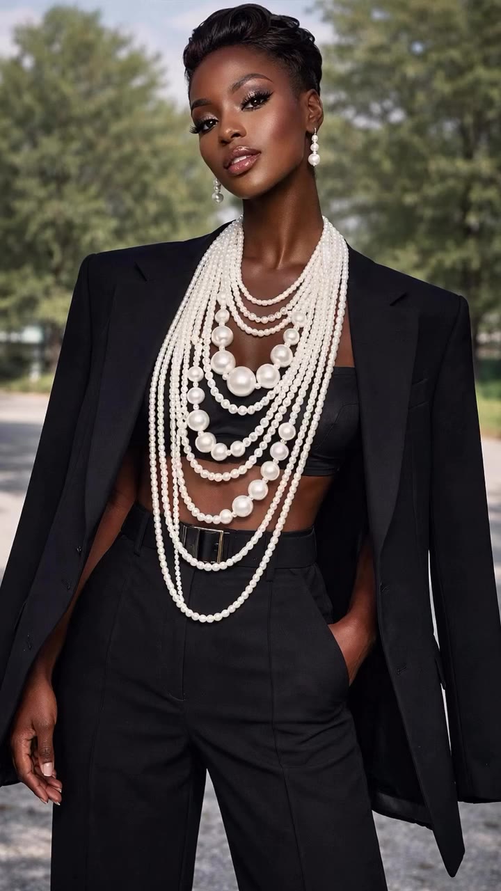 Pearls is al rays in fashion