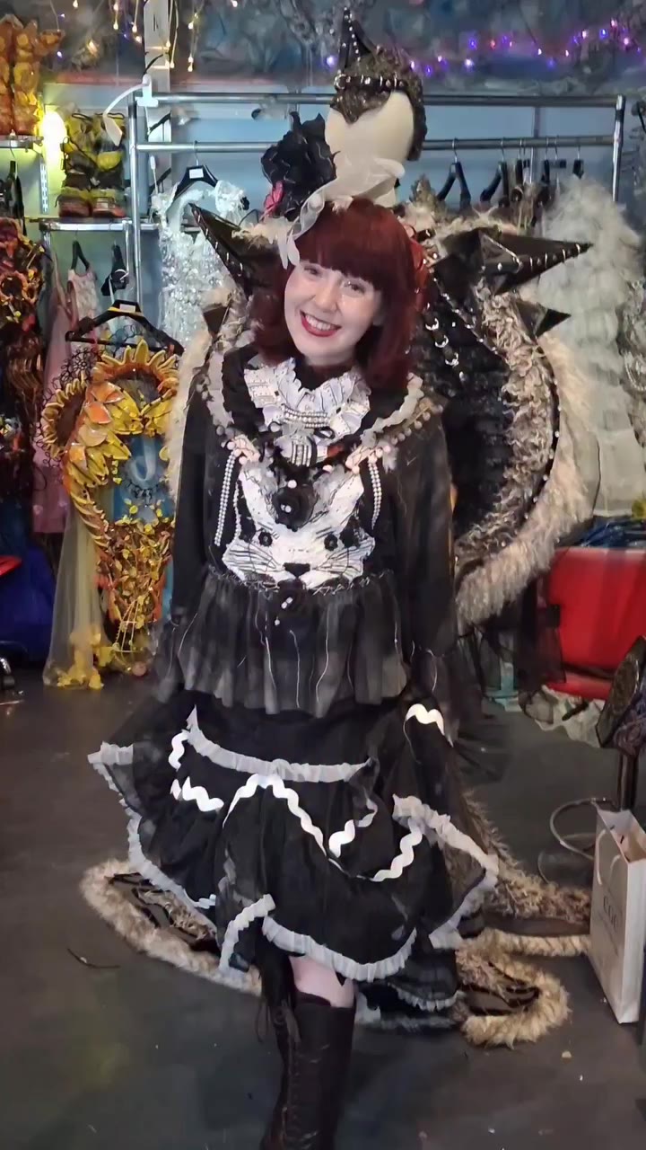 My gorgeous customer @kelseychristina__ wearing my Alice In Wonderland…