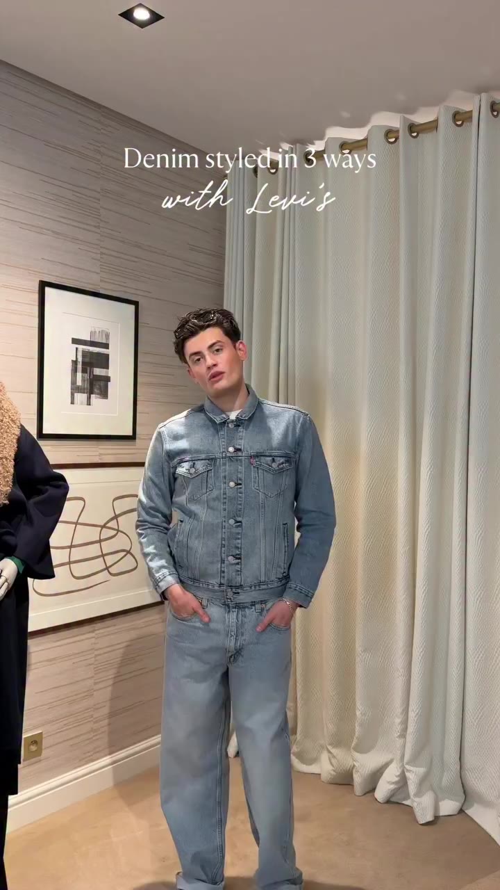 Three ways to style denim with Levi’s & @wanneslacroixx 👖 Which look is your…