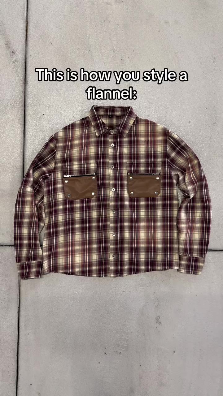 How to style a flannel #streetwear #explore #fashion #reels #clothingbrand