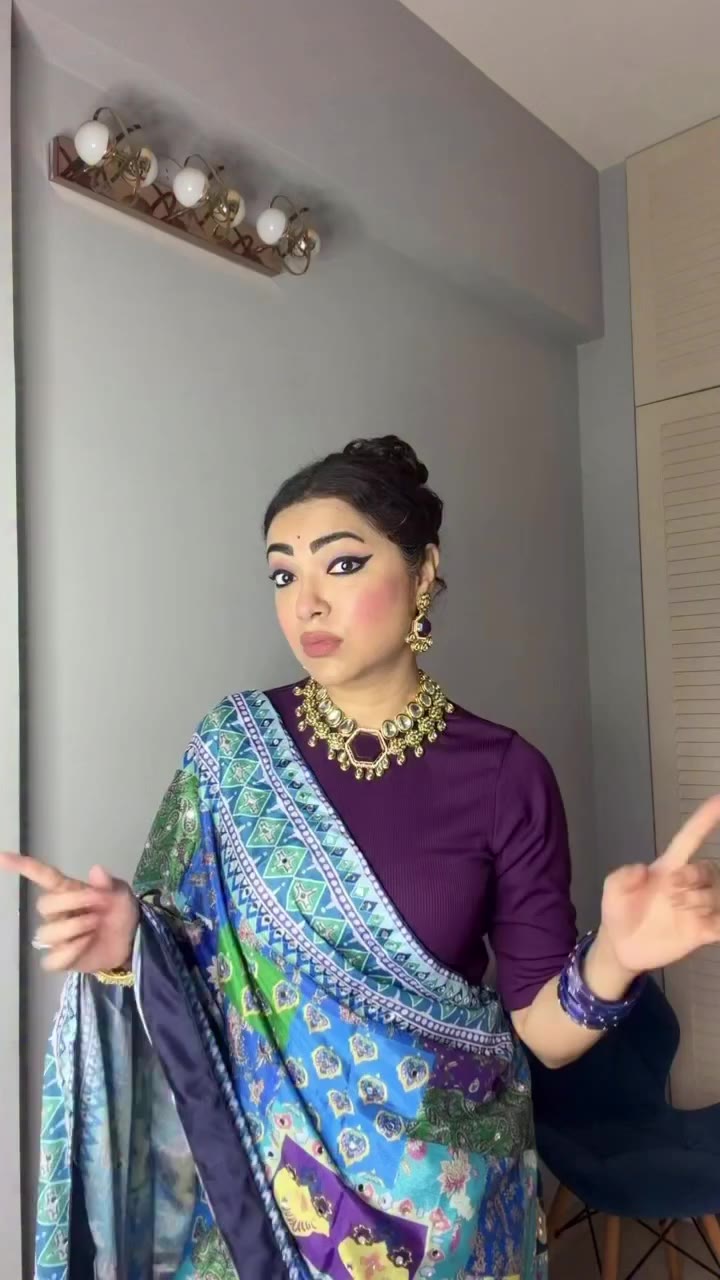 Day6/30 of FestiveDrapes✨Same saree, but make it Maharani👑Try these royal…