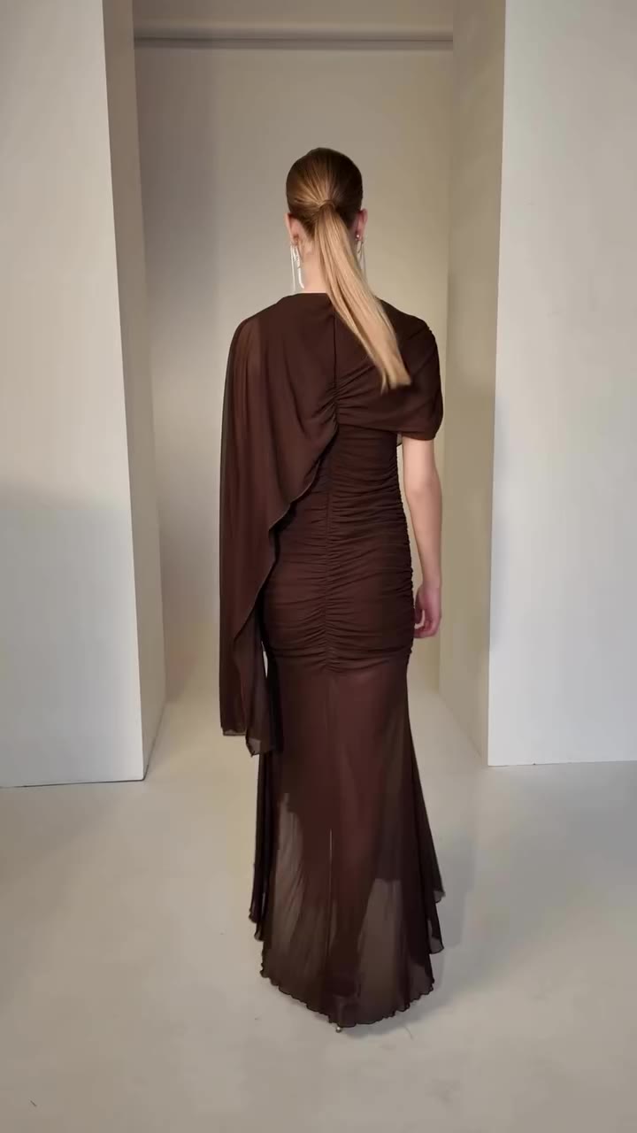 Allegra. Draped, sheer and made to move.