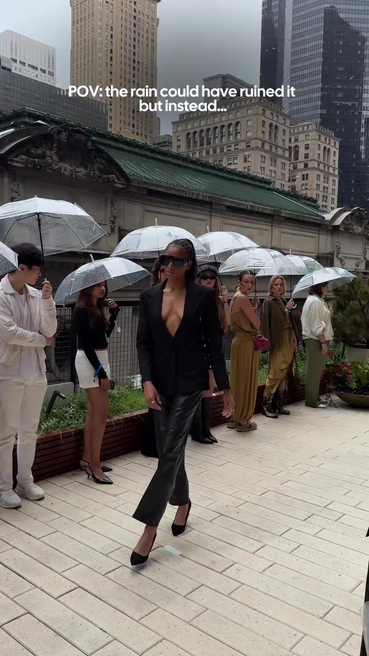 Did you miss the most beautiful New York Fashion Week show in the rain this…