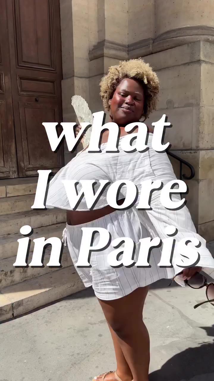 what does one wear to prance around paris..? 🤷🏾‍♀️✨ outfit 1 cotton set…