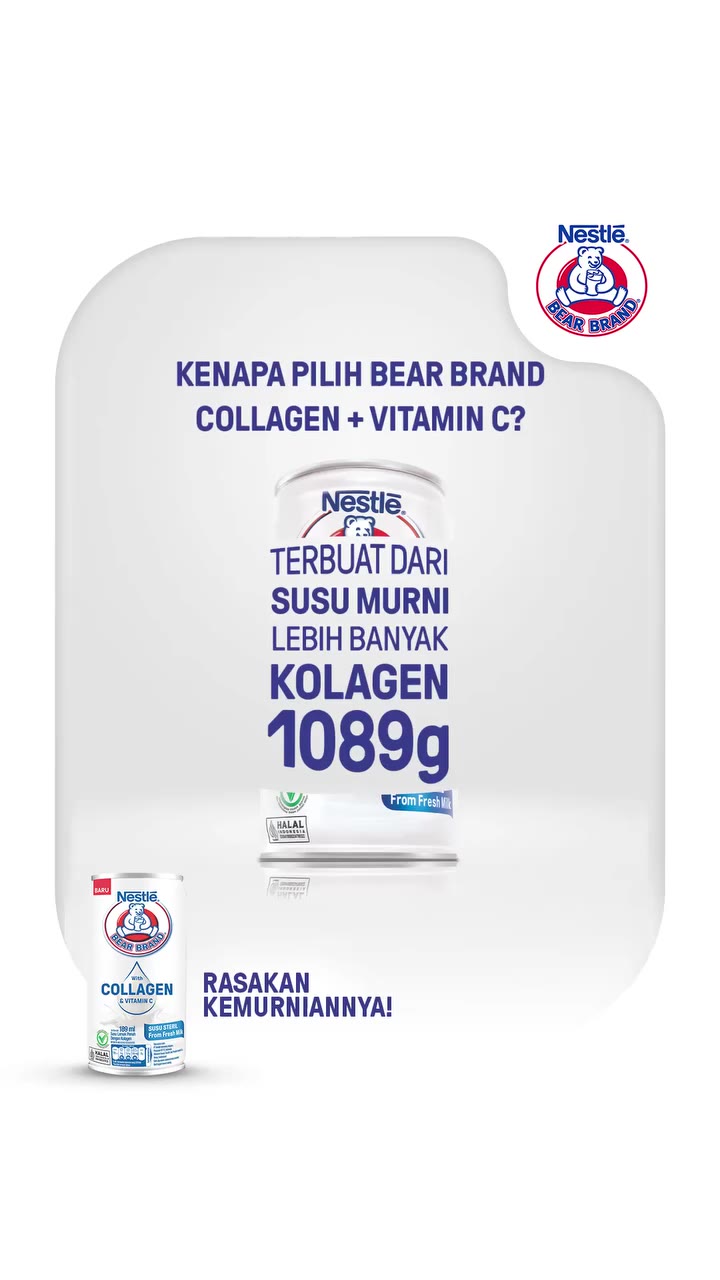 Kenapa harus pilih BEAR BRAND Collagen + Vitamin C? Jawabannya ada di…