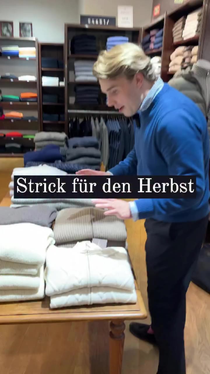 Strick für den Herbst.🍂 #stiesing #quality #luxury