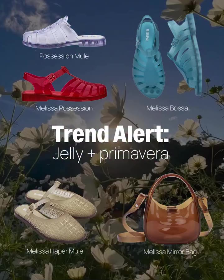 Jelly vibes + primavera = a combinação perfeita da temporada…