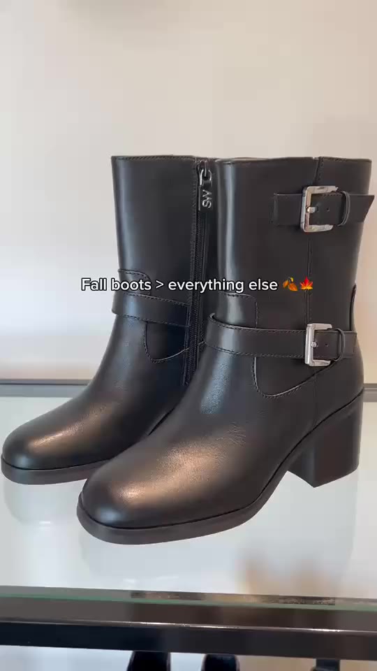 Serving fall looks one step at a time 🍂 👢 #shopsimon…