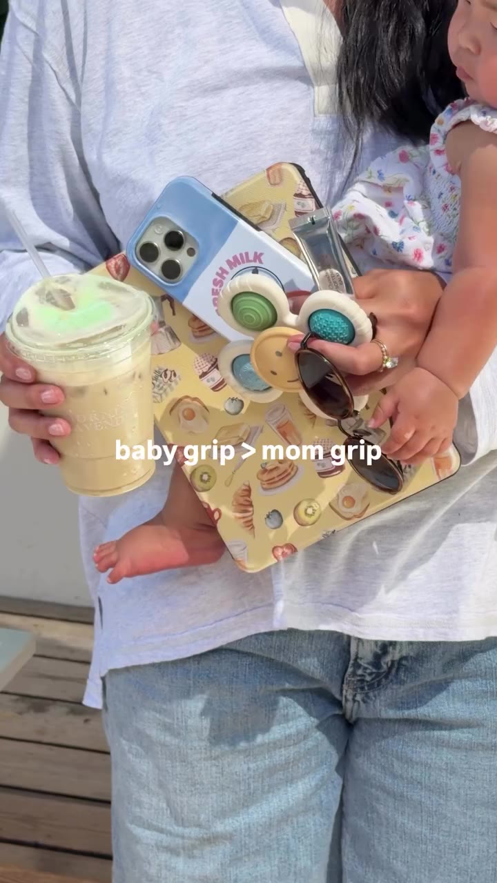 wait for the end 😅 you’ve heard about mom grip but have you heard about baby…