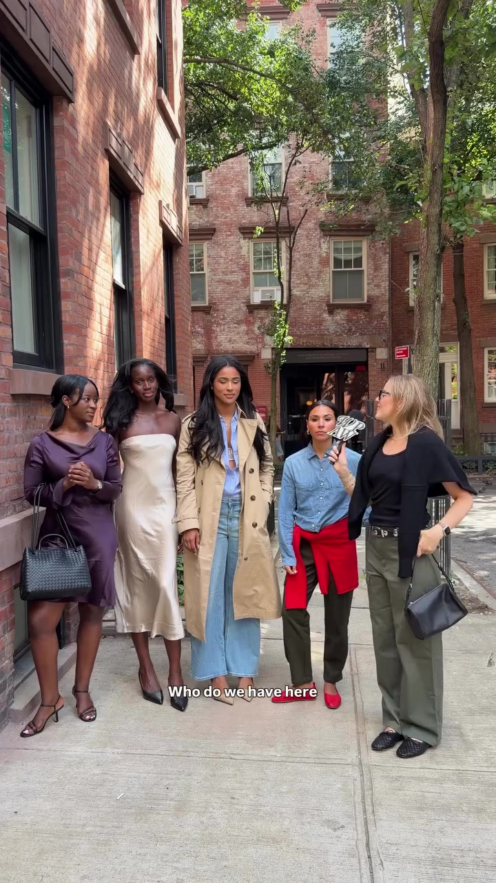 Met the iconic @4inthe5 for full outfit breakdowns & chit chat about fall…