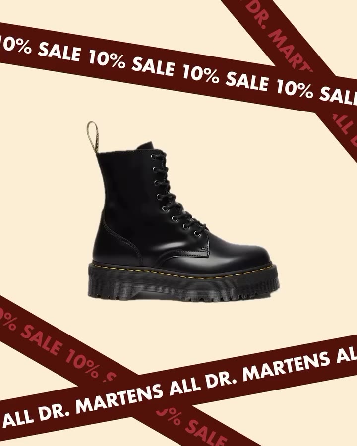 10% off all Dr. Martens 😉