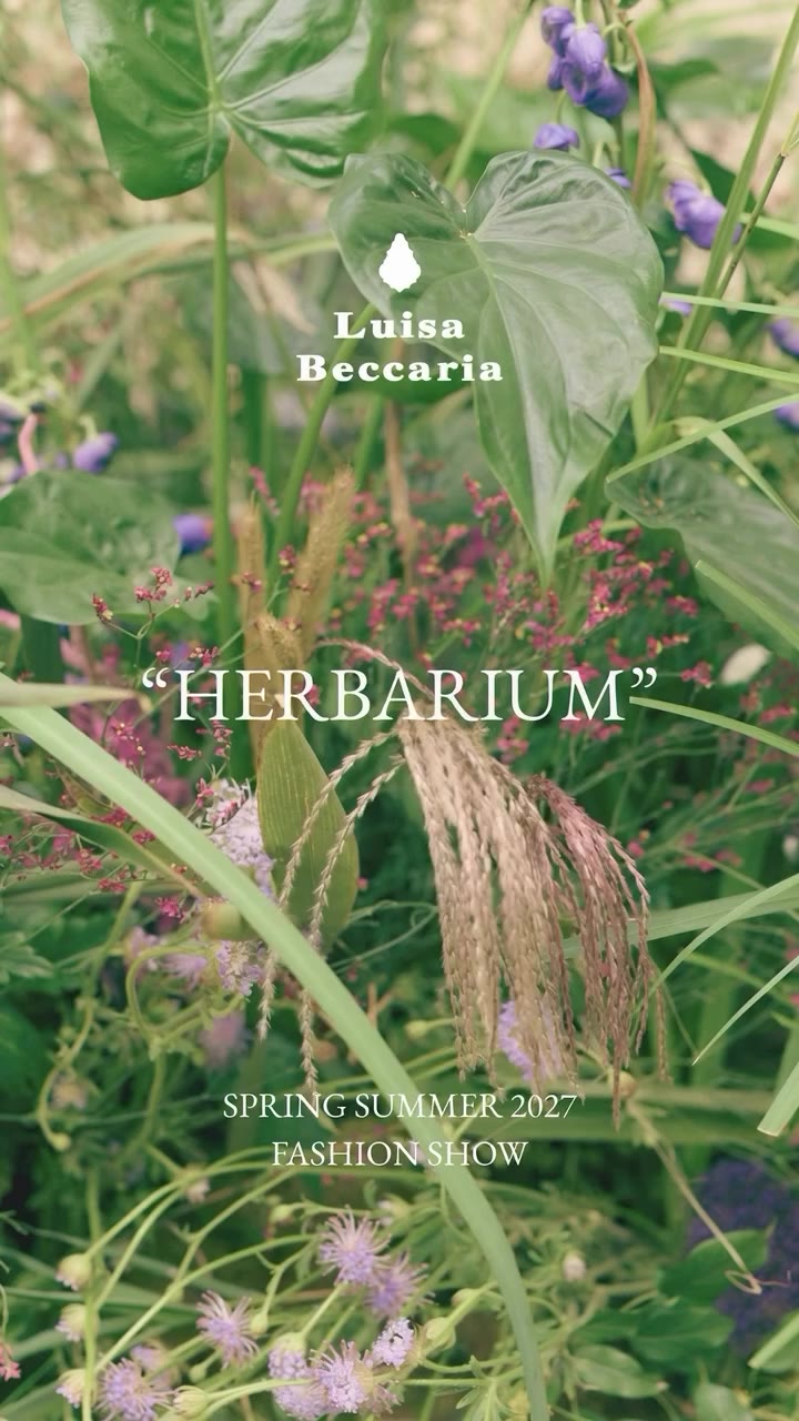 “HERBARIUM” Luisa Beccaria Spring Summer 2027 #LuisaBeccaria #SS27 #MFW…