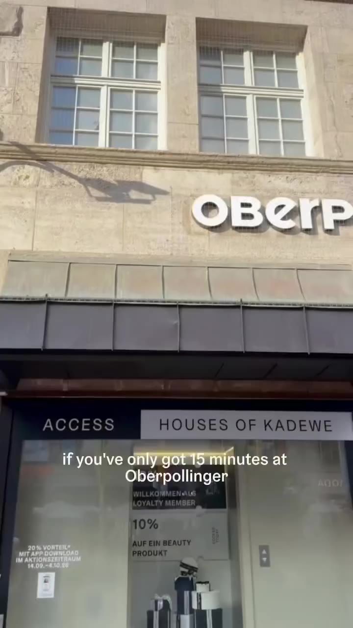 15 minutes at Oberpollinger, well spent.⁠ ⁠ From new-season Menswear on the…