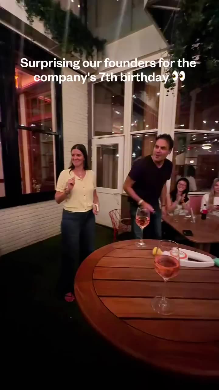 A moment for our founders and Dossier's birthday! 🎂 Thanks to…
