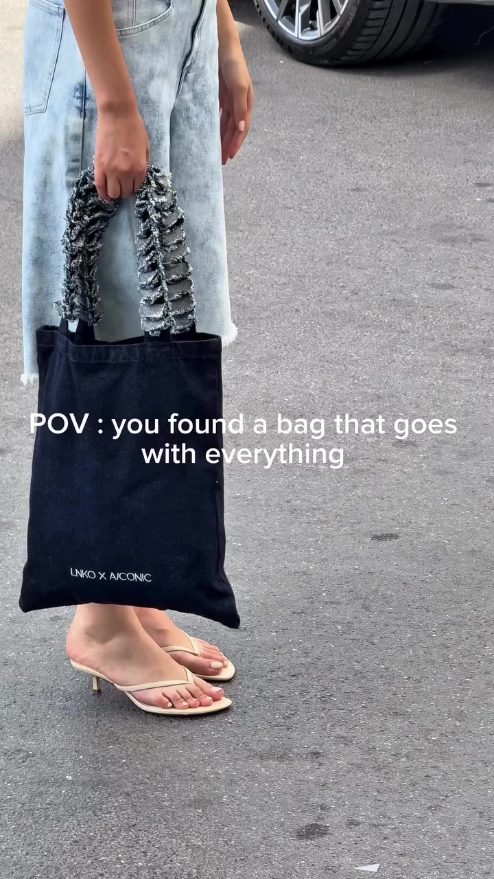 LNKO X A/CONIC TOTEBAG TO COMPLETE THE LOOK 🔥