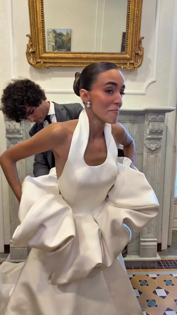 Grwm para mi segundo look de novia ! Que os pareció esta opción? Quería un…