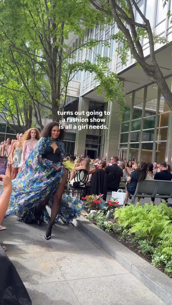 turns out going to a fashion show is the cure.