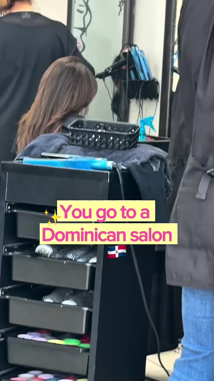 New hair, who dis ? 😅🤩 #girlmom #salon # blowout #Dominican #latina