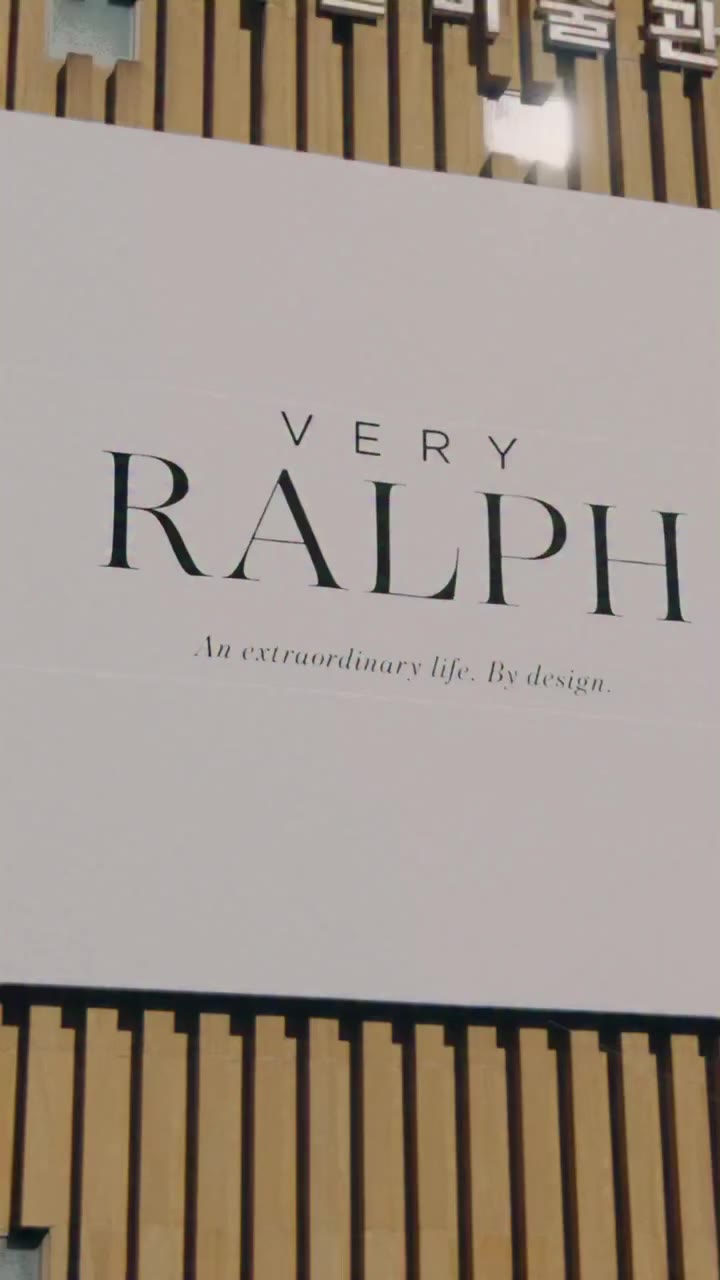 A #VeryRalph evening in Korea. Among the contemporary artwork and traditional…