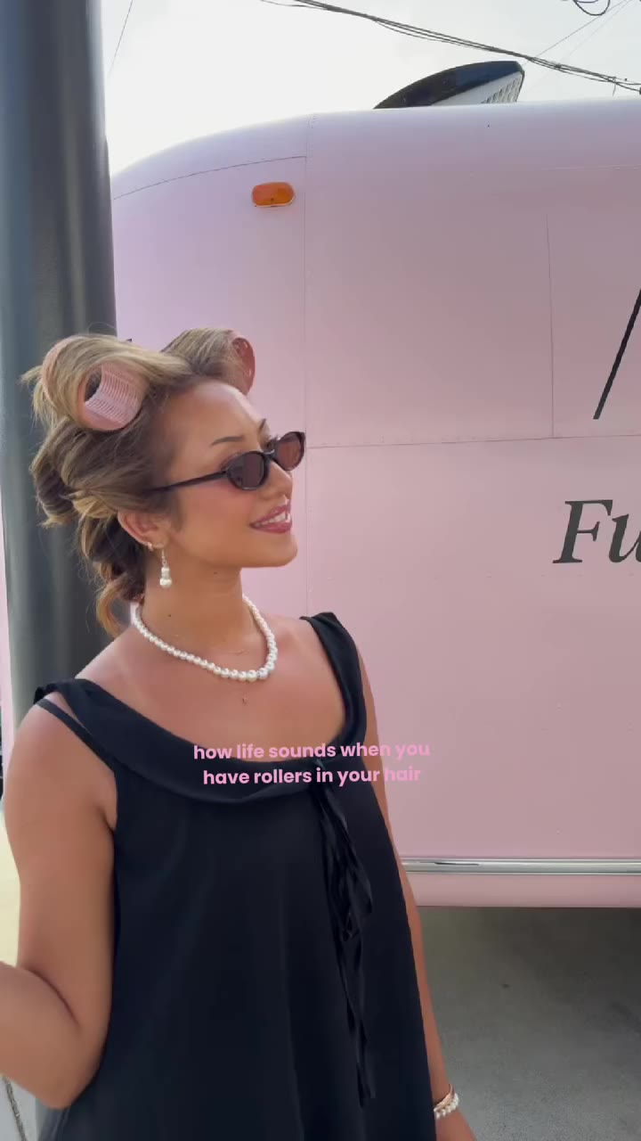 rollers in, worries out 🎀 ⁠ ⁠ life is so good when the rollers are already…