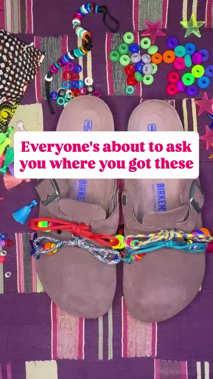 The paracord Birk trend but make it Woman Shops World. Introducing Knot Your…