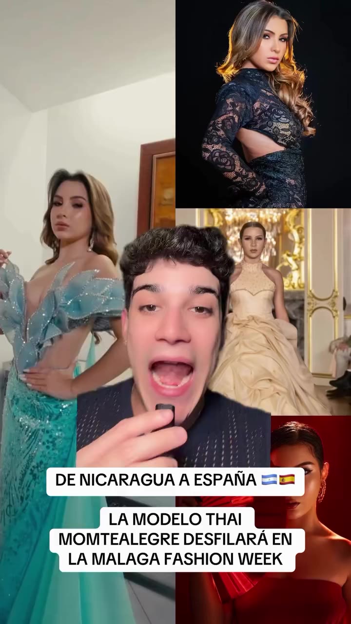 DE NICARAGUA A PARIS Y AHORA HASTA ESPAÑA 🇪🇸 La modelo de 14 años…