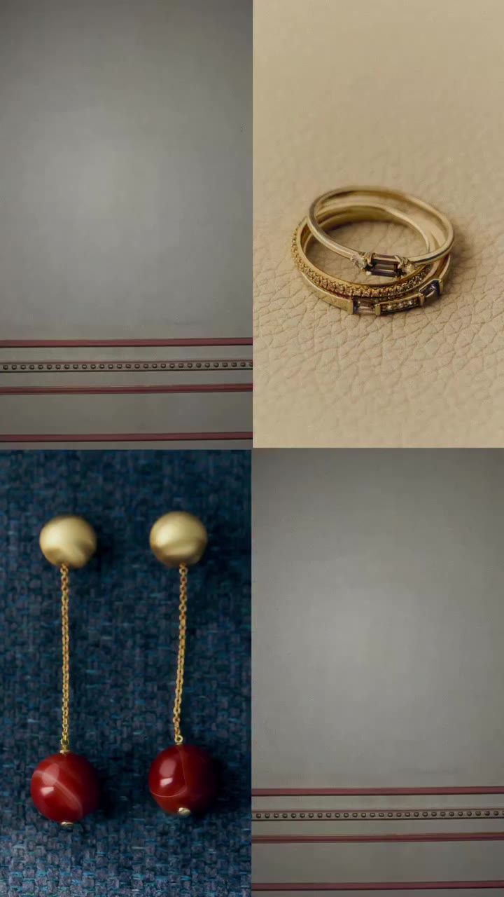 Bold colours, sculptural spheres and statement materials: jewelry designed to…