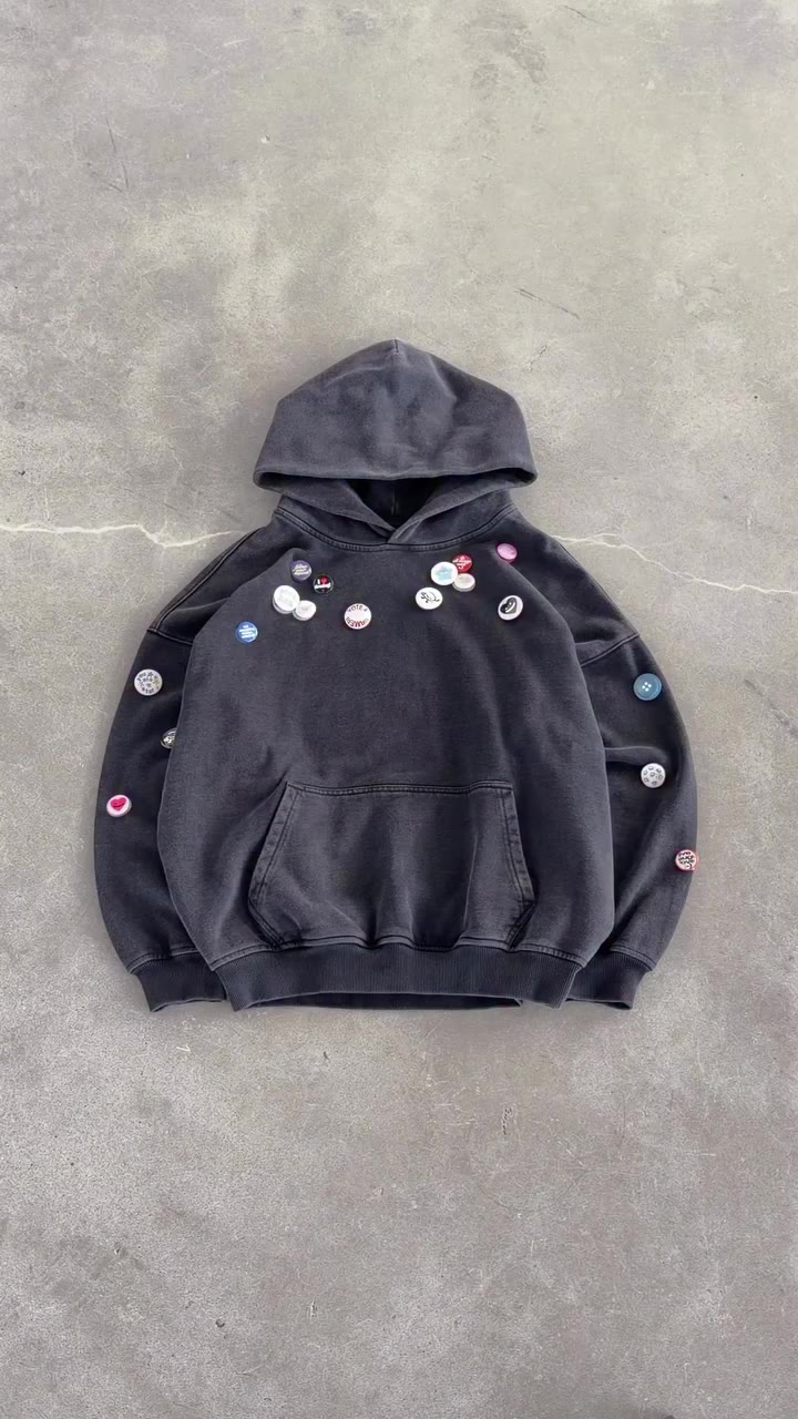 LIMITED EDITION DROP: PIN HOODIES we kept seeing our product team pinning…
