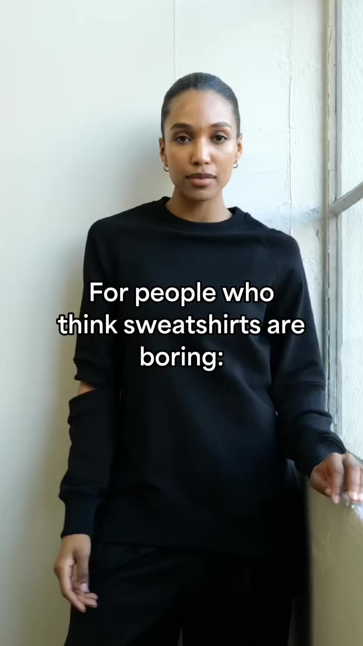 Boring sweatshirt? Couldn’t be us. #MarcellaNYC #MaviSweatshirt…