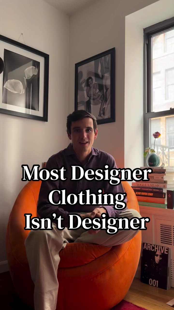 Most vintage designer clothing isn’t even designer. Understand licensing…
