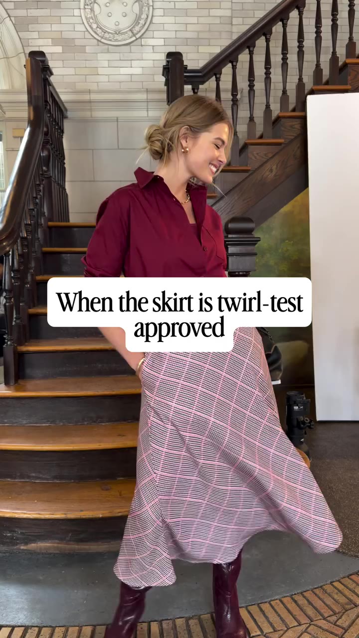 This skirt is made to move! I can’t wait to wear this twirl-worthy favorite…
