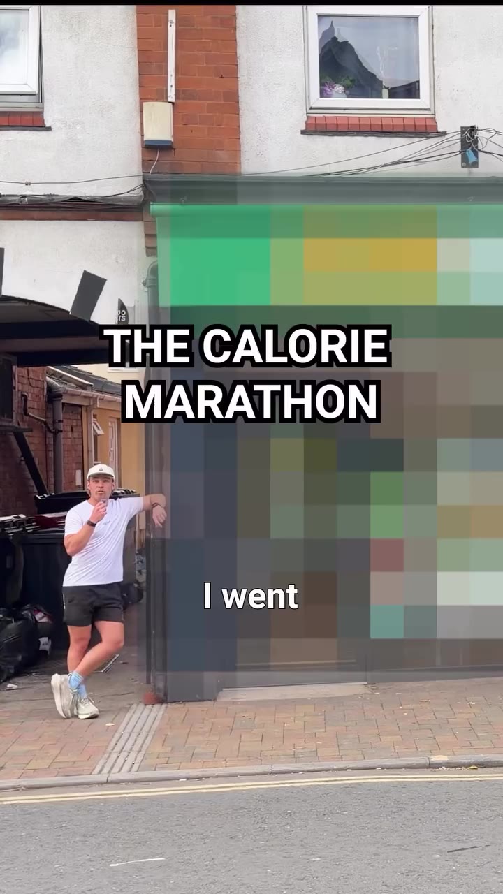 Eating the most calorific item on the menu. Whilst running a Marathon…