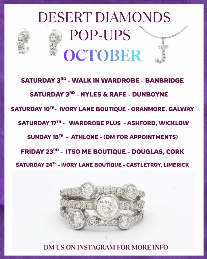 Our October Pop-Ups are here! 💜✨ We’ve a busy month ahead and lots of lovely…