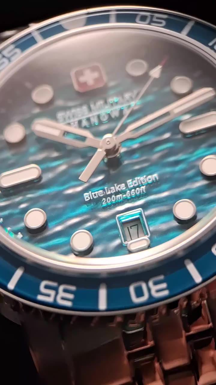 Swiss Military Hanowa SWISS BLUE LAKE EDITION CALIBRE DE CUARZO RONDA 515 CAJA…