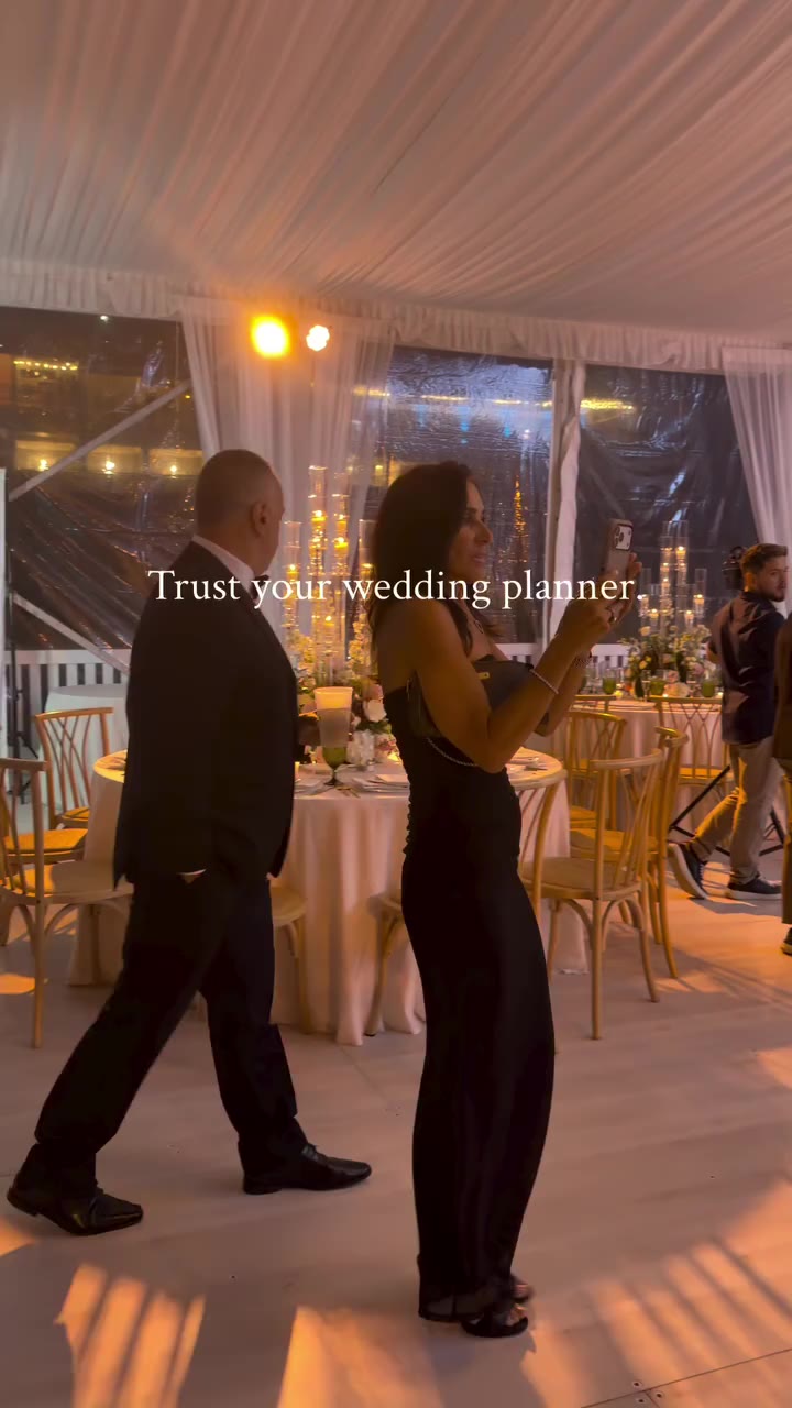 Trusting your wedding planner and the talented vendors she thoughtfully…