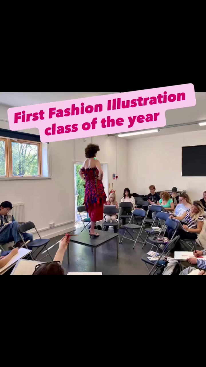 FASHION ILLUSTRATION CLASSES BEGIN Sneak peek. Thank you to @nnikyla for…