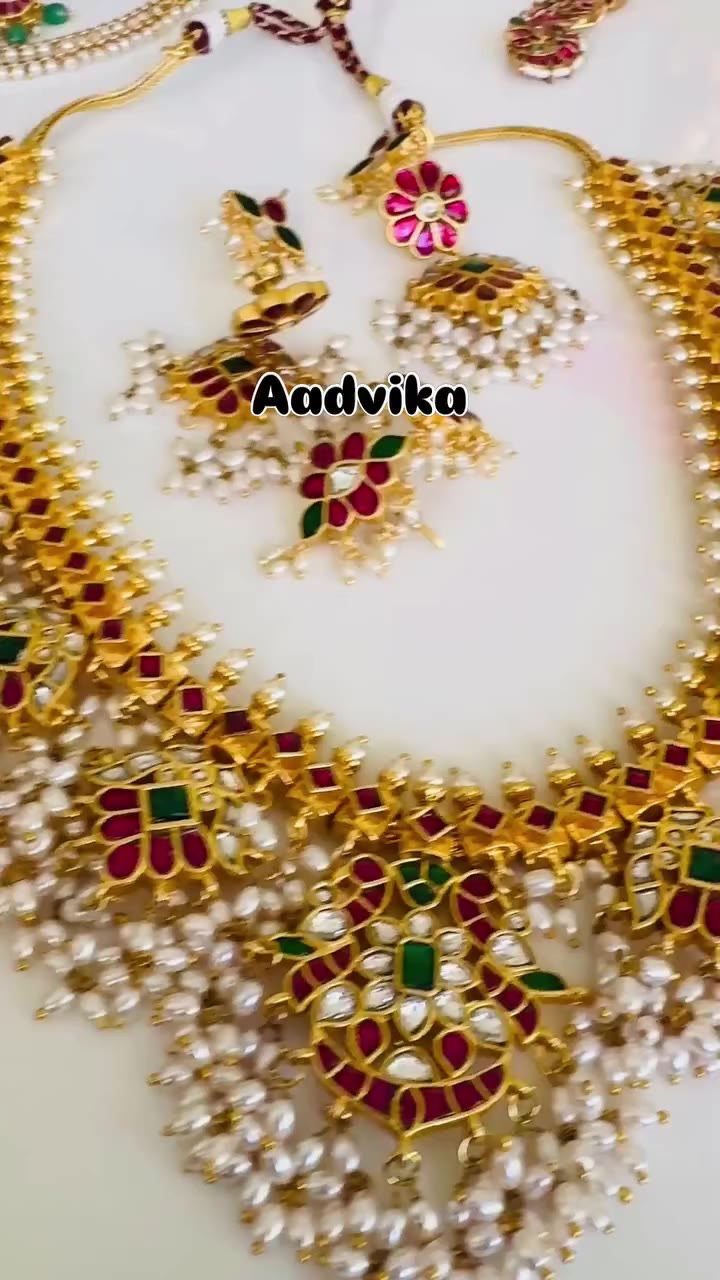 ✨ Beautiful Vithika-inspired Earcuffs, Guttapusalu Necklace Sets & Traditional…