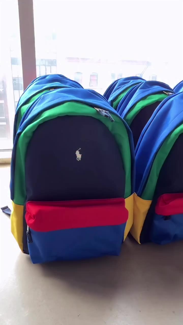 How perfect is this Polo Ralph Lauren backpack for Ocean’s Super Mario Bros…