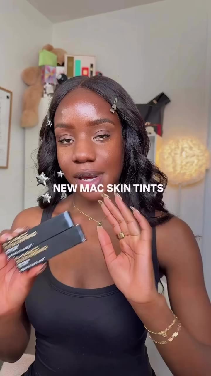 New @maccosmeticsanz radiance skin tint stick wear test on deep / dark skin…