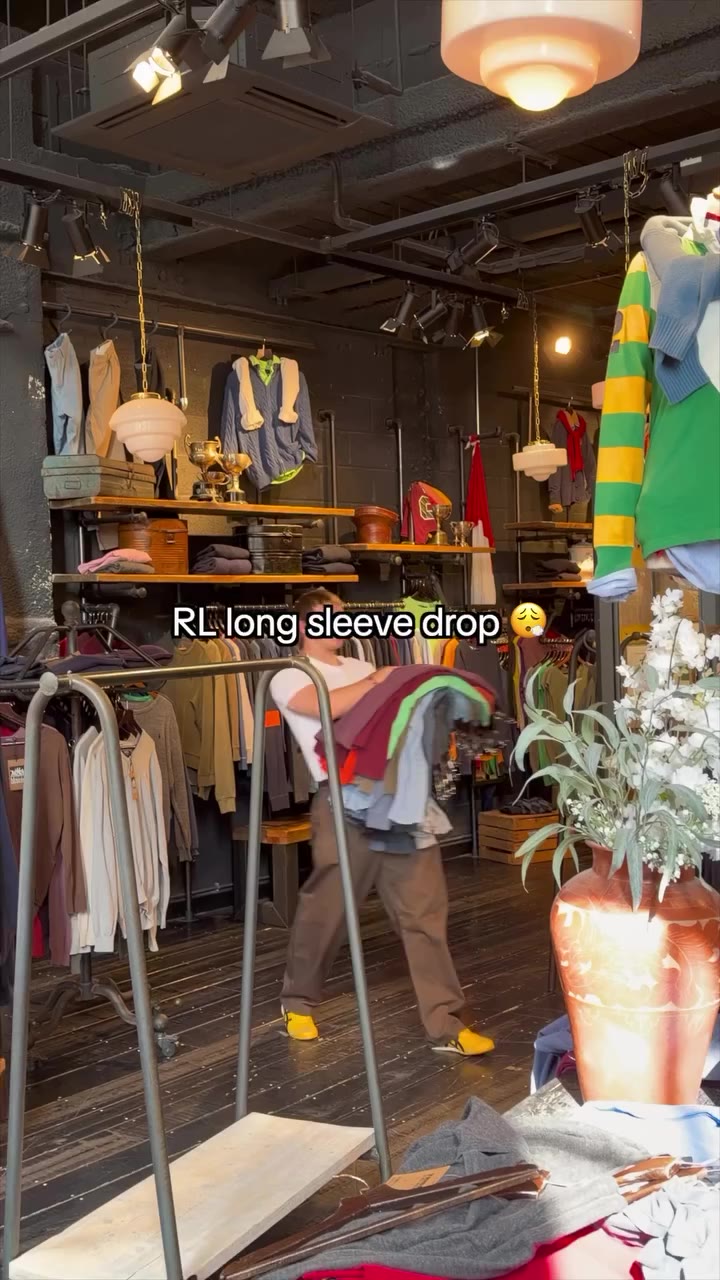 RL long sleeve tee drop in oxford street 😮‍💨 📍tribe vintage find us inside…