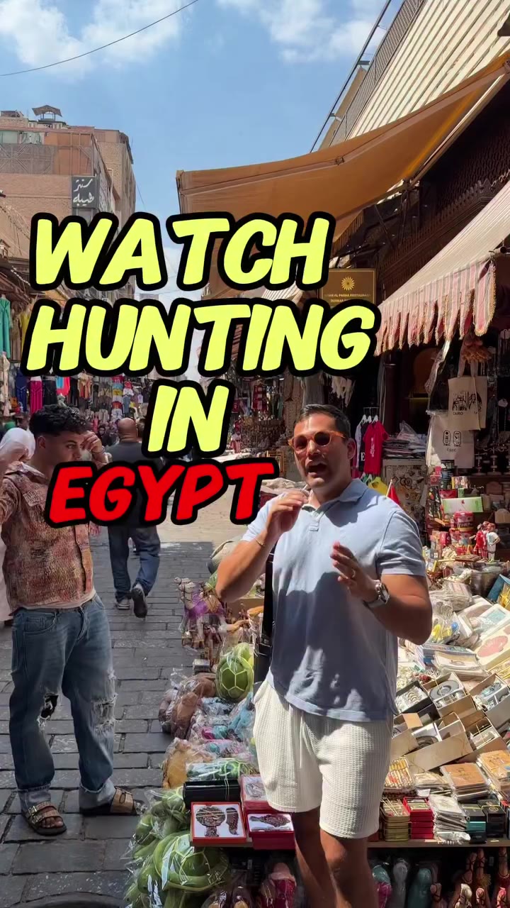 Watch hunting in Egypt! What a great time going through Khan el-Khalili one of…