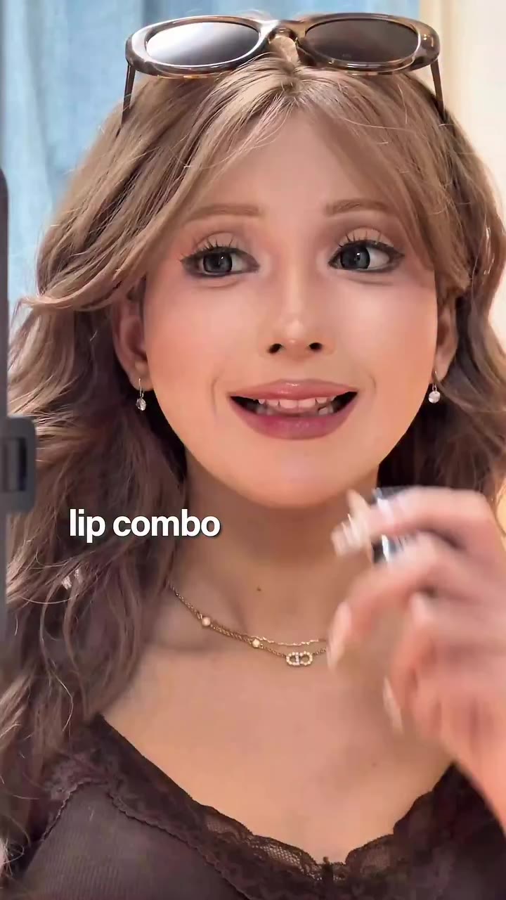 Brown lip tutorial 💋 Concealer @diorbeauty forever skin correct 1N Powder…